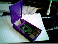 Flip Top Pi 3 Case by Shinyhead