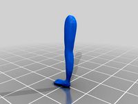 a leg with a detailed foot. by Shay4578