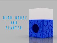 Bird House Planter by O3D