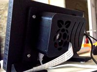 Remix of "Back.stl" from "Raspberry Pi 7in display Case and stand" by Bigfella  by Z122