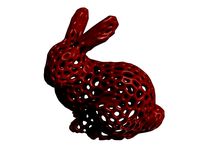 30 mm height Stanford Bunny Voronoï - for retractation test  by Z122