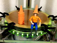 traffic cone for bruder scale 1:16 by Taurus82