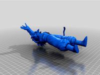 STL file Xeno Gogeta SSJ4 3D Model 🎲・3D printable model to