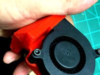 Da Vinci E3DV6 Cooling Fan Modified for Radial Fan by TechButterfly