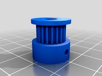 GT2 20T hole 5mm widh 6mm by tom4cad