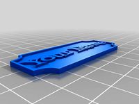 Customizable Nameplate by keyjay