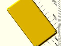 Customizable Stomp Box Lid (1590 Enclosure) by RTF671