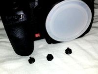 Pentax K5 lens release button by jnorre
