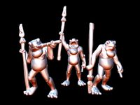 Krogg Swamp Stalkers (15mm scale) by dutchmogul