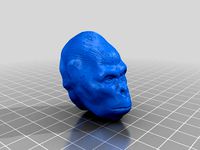 Harambe Head (Gorilla) by MexiMaker