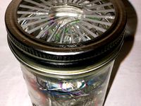 Filament Trash Lid for Mason Jars by jspiro