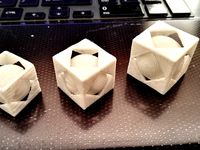 Sphere in cube by amanica
