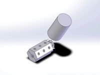 Hex Screw Clamp with Gear output by oryhara
