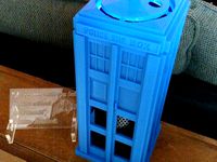 Amazon Echo TARDIS Cover by ICEPICKTONY