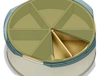 Doublesided pill box (10 compartments) by johnsvensk