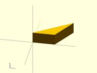 OpenSCAD Wedge / Triangle by carloverse