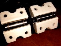 Zero Height LM8UU Bearing Holder With SC8UU/SCS8UU Dimensions And M4 Threads by datdiy