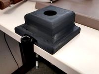 Tablet Stand Remix (Table Clamp Support) by lor_lucignano