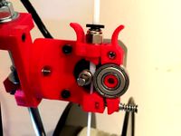 MK8 Bowden extruder with pivot and quick release idler   by mokash770
