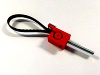 Shapeoko 2 belt clamp with tensioner by toolz