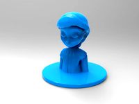 young elsa bust by dav88