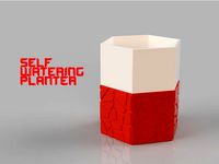 Self-Watering Planter 2 by O3D