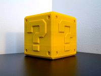 Mario Question Block by peachlionbasket