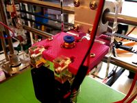 Sunhokey Prusa i3 - X-axis Carriage (Hot-end Mount) by Knifa