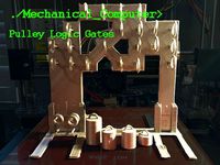 Mechanical Computer: Pulley Logic Gates by PineappleLabs