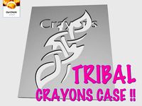 Tribal Crayon Case by ouichichi
