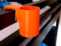 Bed bottle holder for kids beds by NirDobovizki