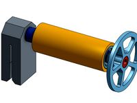 Filament pool stand with a Bookend + 2*626 bearings + Bolt by tsohr
