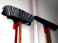 Broom and wiper hanger by shaip