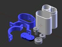 Battery Case 2x14500 for Bike USB 5V power bank by mrstanlez