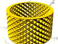 Parametric Customizable Helix Cup, Container, Bowl or Sculpture by mistertech