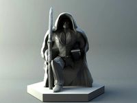Elf archer - D&D miniature by 3D-mon