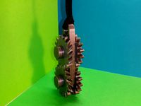 Gears keychain - porte clés engrenages by NOP21
