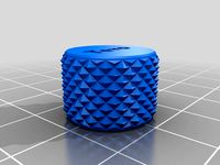 Knurled Knob for LCD by Xrlent