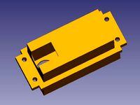 servo adaptor for inmoov neck center piston by heisenberg333