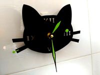Cat clock by neotherack