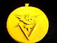 Team Instinct Medallion (Pokémon GO) by BrentNewhall