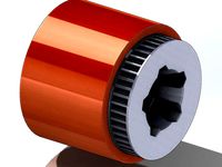 Longboard Orangatang Kegel 44 Tooth Lock Nut Pulley for 9mm, 12mm, 15mm Belt by JuniorPotato93