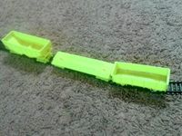 HO Train WHEELS and CARRIAGE and BASE - Model RailRoad Train Parts by jlsilicon