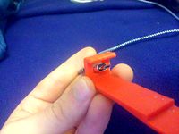 Bike phone holder Lower extension with charging hole by Cyberzoid