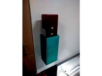 Dust Collector Remote Cradle with Keyhole Mount by PurelyNicole