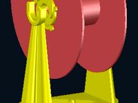 GEEETech i3B/C (METAL version): Spool Holder by Luca_Benedetto