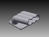 Triple Shotgun CPU Intake (80mm) by CoasterDude2001