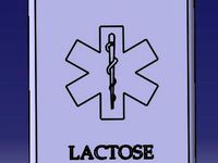 Lactose Intolerance Medical Tag by DanielAero