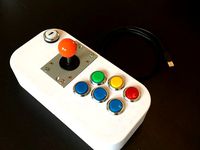 Arcade Joystick + Embedded PI by keganholtzhausen