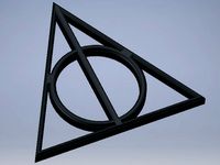 Deathly Hollows symbol by Budward